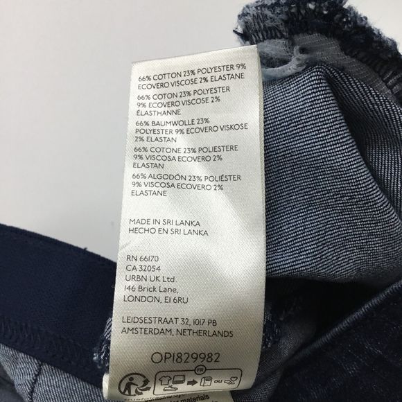 Women's Dark Blue Flare Jeans - Picture 9 of 9